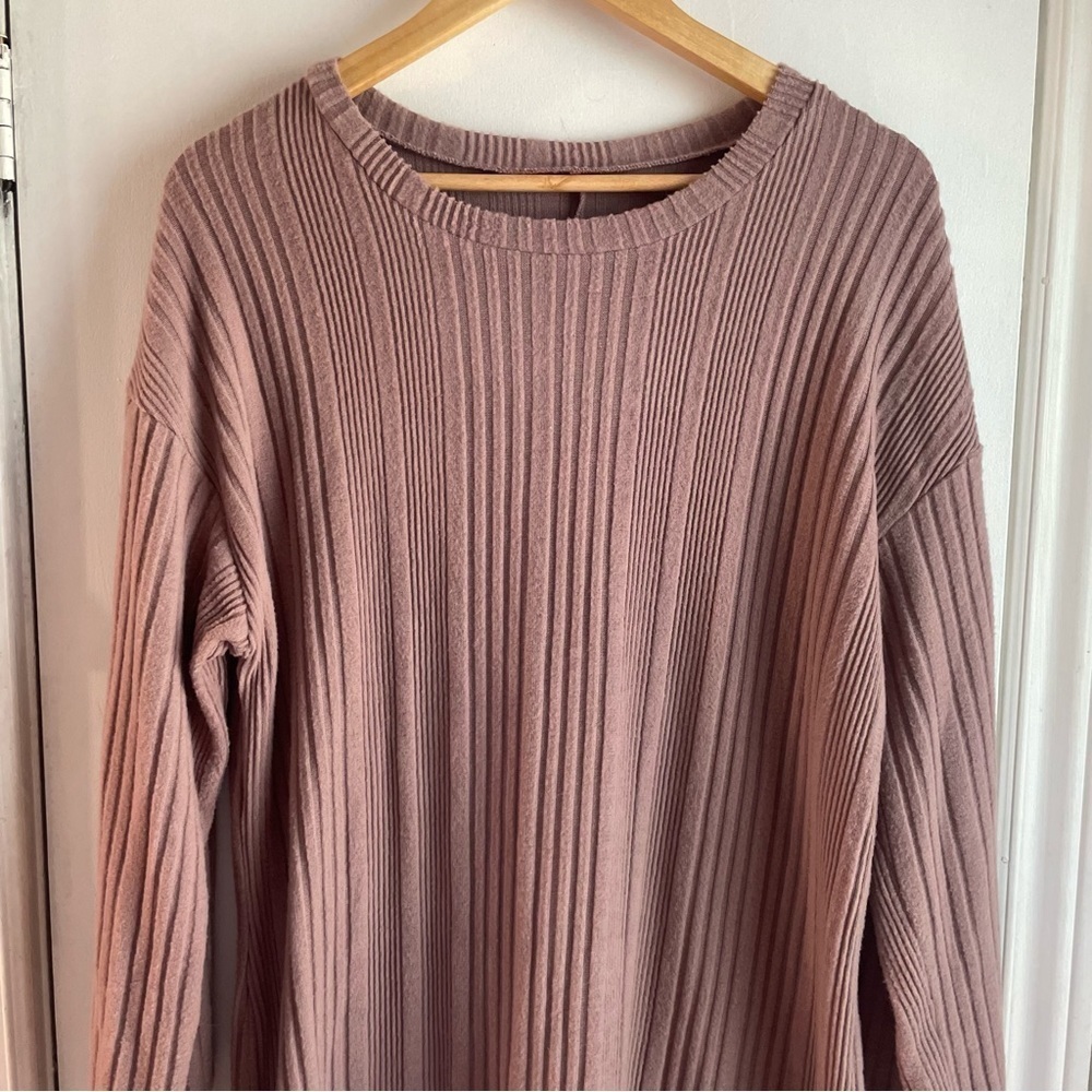 SHEIN BASICS Drop shoulder lounge dress size large